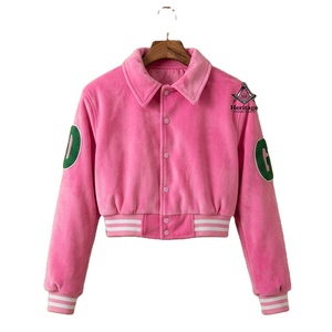 HMR Alpha | Kapa Alpha Soror Embroidery Ladies Varsity Letterman <b>Jacket</b> | Sorority Embroidered <b>Women</b> Custom Made Varsity <b>Jacket</b> - Product Image 1