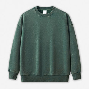 เสื้อสเวตเชิ้ตทรงโอเวอร์ไซส์ HEPL046 รุ่นออทัมน์เทรนดี้ ผ้าหนา 360gsm ล้างสีแบบแอซิดวอช  โลโก้ปรับแต่งได้  สั่งขั้นต่ำ 1 ตัว สำหรับฤดูหนาว - Product Image 5