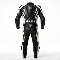 Combinaison de course unisexe en cuir de vachette/crocodile Khaksar sur mesure, 1 pièce, avec protection dorsale CE Niveau 2, 280g, manches longues