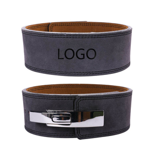 Wholesale Cowhide Non-Slip Adjustable Unisex Power Belt for Weight Lifting Gym <b>Training</b> Bodybuilding Lever <b>Strength</b> <b>Training</b> - Product Image 2
