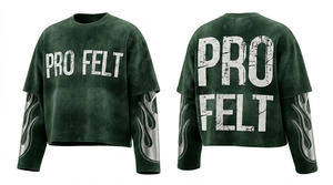 T-shirt court streetwear uni à manches courtes, coupe décontractée, tendance, respirant, à double manche imprimée, 100% coton, style hip-hop - Product Image 3