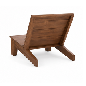 Ensemble de chaises relaxantes modernes en teck massif, mobilier de salon d'extérieur, mobilier de patio, hôtel, villa, resort, jardin, fabrication de meubles - Product Image 3
