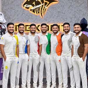 Uniforme Deportivo Profesional Personalizado para Equipo de Cricket, Camiseta y Pantalones, Ligero y Cómodo para Jugadores de Club y Academia, para Adultos - Product Image 3