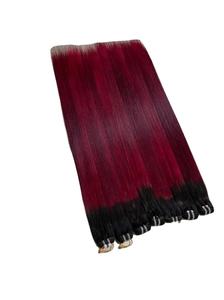 Offre Spéciale vietnamien droite Remy Machine Double trame cheveux armure faisceaux en gros extensions de cheveux vierges crus - Product Image 6