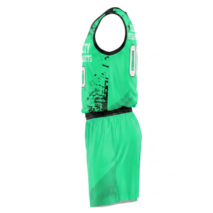 Uniforme de Baloncesto Sublimado Personalizado de Último Diseño, Alta Calidad, Transpirable, de Secado Rápido, para Todas las Temporadas, Unisex - Product Image 4