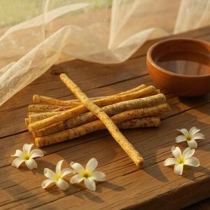 Brightroots Organic Miswak Natural Toothbrush Herbal <b>Teeth</b> <b>Whitening</b> Fresh Breath Eco-Friendly Dental Hygiene Plaque Removal Aid - Product Image 2