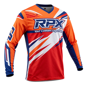 Jersey de Motocross Deportivo de Alta Calidad, Diseño Personalizado por Sublimación, Jersey de Motocross para Carreras de Autos, Talla Grande - Product Image 4