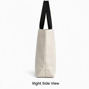 Sac fourre-tout en toile personnalisé avec logo, grand sac de shopping avec poignées et fermeture éclair pour usage quotidien, extérieur et vente au détail - Product Image 6