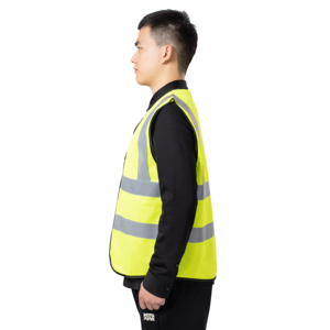 เสื้อกั๊กนิรภัยกันน้ำ ANSI Class 1 ผ้าไนลอน ระบายอากาศ น้ำหนักเบา แห้งเร็ว ขายดี พร้อมแถบสะท้อนแสงมองเห็นได้ชัดเจน ซิปด้านหน้า - Product Image 3
