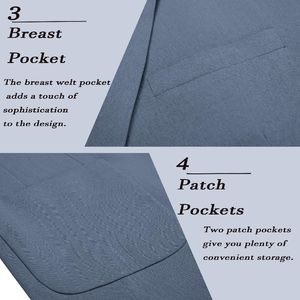 Blazer pour homme de fabrication directe, couture de qualité supérieure, veste élégante et formelle, meilleure assurance qualité pour les acheteurs internationaux - Product Image 6