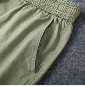 Shorts de randonnée et de pêche décontractés légers pour hommes avec cordon de serrage, séchage rapide et multi-poches pour les voyages et le camping en plein air - Product Image 2