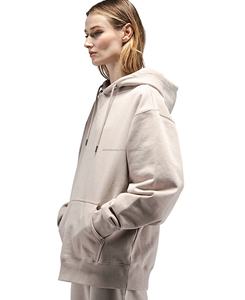 เสื้อฮู้ดดี้คอกลมโอเวอร์ไซส์สำหรับฤดูหนาว น้ำหนัก 370 กรัม พิมพ์ลายปักคุณภาพสูงตามสั่ง ผ้าฝ้ายฟลีซ 100% ระบายอากาศได้ดี - Product Image 4