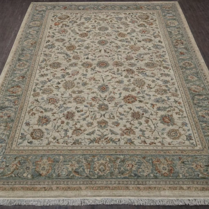 พรมทอมือลายสัตว์พิมพ์สีสันสดใสจากขนสัตว์/ไหมตุรกี  แบบปมถัก  รักษ์โลก ไม่ลื่น  ขนสั้น - Product Image 5