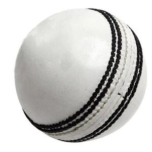 Pelota de críquet de cuero puro con doble costura, duradera, para práctica y partidos de críquet, a precio razonable, en venta. - Product Image 1
