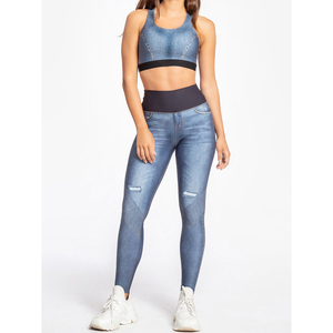 Conjunto de Yoga de Diseño Totalmente Personalizado, Venta Directa de Fábrica, Ropa Deportiva sin Costuras, Etiqueta Frontal con Logotipo, Transpirable y Ecológico - Product Image 2