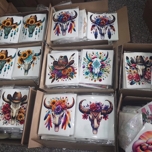 Custom Cartoon DTF Prints High Quality Transfering Sticker Eco-Friendly Transfers for Crafts - Product Image 1