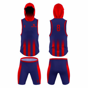 Ensemble maillot et short 7v7 haute performance en polyester respirant, design par sublimation, respectueux de l'environnement - Product Image 1