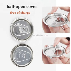 <span class=keywords><strong>Couvercle</strong></span> de boîte de <span class=keywords><strong>conserve</strong></span> en aluminium de 55 mm de diamètre, à ouverture facile, pour canettes - Product Image 5