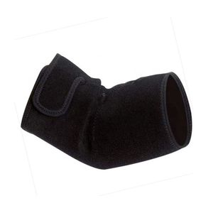 Manchon de compression noir en néoprène 5 mm pour le soutien des coudes, idéal pour la musculation, la force athlétique et la stabilité articulaire – Fournisseur d'équipement de gym - Product Image 4