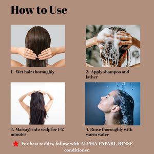 ALPHA Paparl Champú Crema Herbal Vitamina E Hidratación Algas Marinas, 180 g - Product Image 5