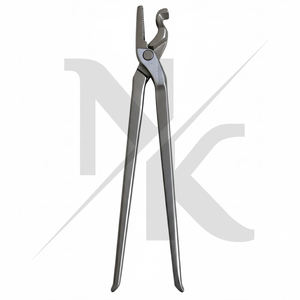 Pince à clous en acier inoxydable réutilisable à col de cygne pour fermeur de sabots, outil professionnel pour le soin des sabots équins - Product Image 3