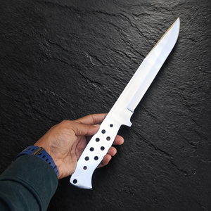 Professional Stainless Steel 440C <b>Knife</b> Blank Blade Handmade Durable Eco-Friendly Custom Size Ambidextrous <b>Safe</b> OEM/ODM - Product Image 2