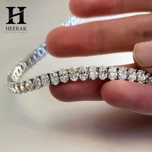 Pulsera de Tenis Ovalada Clásica con Moissanita/Diamante, Joyería Elegante para Bodas/Nupcial al por Mayor - Product Image 2