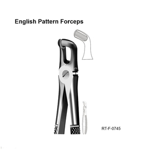 Forceps d'extraction dentaire ergonomiques en acier inoxydable, modèle anglais, certifiés CE, Roboz Tech Pakistan - Product Image 6