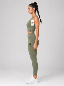 Ensemble de vêtements de sport personnalisés pour femmes, ensemble de yoga, ensemble de sport pour la salle de sport, ensembles de yoga de haute qualité et à prix bas, service OEM disponible - Product Image 5