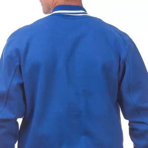 New Wholesale Varsity <b>Jackets</b> For <b>Men</b> and Comfortable Winter Wear Baseball Style With Knitted And Ribbed Varisty <b>Jacket</b> - Product Image 6