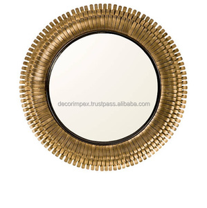 Wall Mirror <b>Gold</b> <b>Frame</b> Small Mirrors for Corridor Entryway Hall Hotel A|Home & Garden|Home Decor|Mirrors - Product Image 2