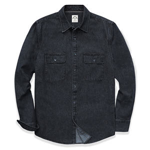 Camisa de Mezclilla para Hombre, Elegante, 100% Algodón, Manga Larga, Lavado Vintage, Uso Casual, Tejido Transpirable, Cómoda y Duradera, Ideal para Hombres - Product Image 5