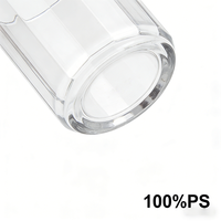 Ensemble de salle de bain en gros : Gobelet transparent pour bain de bouche, porte-brosse à dents, porte-savon, flacon de désinfectant pour les mains – Organisateur au design moderne