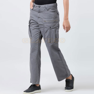 Pantalones Cargo Impermeables de Moda al por Mayor para Hombre, Pantalones Holgados de Alta Calidad con 6 Bolsillos de Poliéster/Algodón - Product Image 2