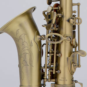 Saxofón soprano curvo, Saxofón profesional, saxofón de Taiwán - Product Image 5