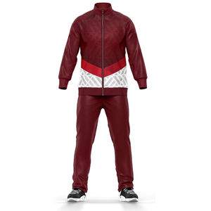 Traje de Calentamiento Personalizado al por Mayor para Equipos, OEM ODM, Económico, Sublimado, con Diseño de Última Generación, Chaqueta Deportiva con Cremallera Completa para Hombre - Product Image 1