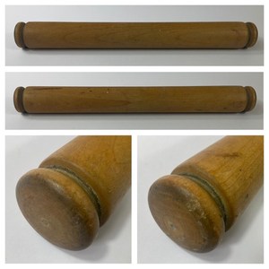 Rodillo de amasar de madera vintage, c. 1900-1930. Madera de haya o olmo. Rodillo de Repostería Grande Regalos Retro para Reposteros Caseros. Panadería Profesional Rolli - Product Image 3