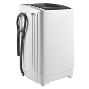 Portable 1.3 Cu.ft <b>Top</b>-<b>Load</b> <b>Washer</b> with LED Display Stainless Steel Drum 8 Wash Programs and 6 Adjustable Wash Cycles - Product Image 4