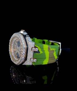 Montre personnalisée la plus vendue pour hommes, montre en moissanite sertie de diamants, bijoux hip-hop incrustés de diamants - Product Image 2