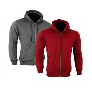 Sweat à capuche de moto avec doublure intégrale de protection, design blindé, en tissu polaire doux, chaud et décontracté pour la conduite hivernale en ville - Product Image 6