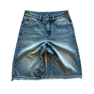 Shorts cargo en denim modernes de haute qualité, unisexes, durables, élégants, vintage, séchage rapide, imperméables, écologiques, personnalisés - Product Image 6