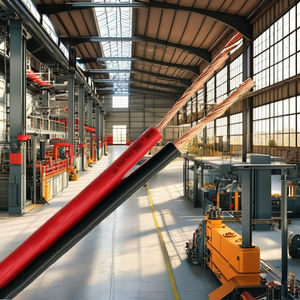 Cable Eléctrico Rojo y Negro PE 1 AWG CE para Extensión Inteligente, Cable de Alimentación de Par Paralelo Trenzado de Aluminio Revestido de Cobre de 2.5mm² para Calefacción - Product Image 3