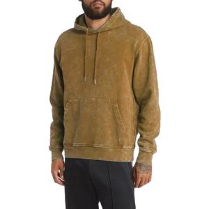 Sudadera con capucha de lavado ácido, teñida, oversize, transpirable, con cordones, lisa, para hombre adulto 2026 - Product Image 1
