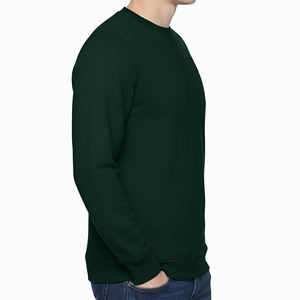 Sweat-shirt décontracté grande taille 100 % coton à col rond, avec logo personnalisé en relief – Nouveauté tendance, pull à capuche et sweat-shirt très prisés - Product Image 3