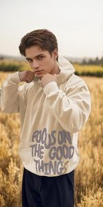 Sudadera con Capucha para Hombre, Estilo Y2K, con Estampado de Letras, Lavado Ácido, Oversize, Vintage, Hip-Hop, Holgada, Gótica - Product Image 5