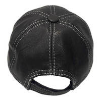 Casquettes de baseball en cuir véritable Kivotech, haute qualité, imperméables, classiques, à fermeture snapback