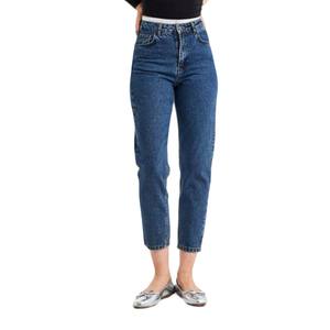 Womens Fashion Trends Vintage Custom High Waisted Blue Wash Utility Jeans Straight Leg Fit Mom Jeans Tapered Casual Jeans Pants - Product Image 1