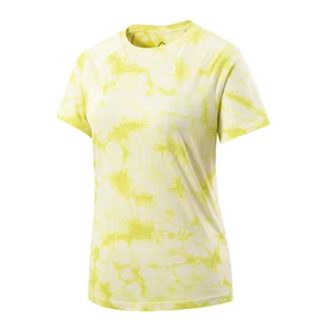 T-shirt en laine mérinos tie-dye pour femme, léger, personnalisable, sublimation en laine mérinos teinte par immersion - Product Image 5