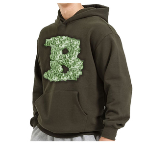 Sudadera con Capucha Oversize con Gráfico de Calavera, de Algodón y Forro Polar, Estilo Urbano, para Invierno, Unisex, Casual, Hip Hop, OEM - Product Image 3