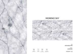 กระเบื้องพอร์ซเลนลายแกะสลักดีไซน์หรูหรา ขนาด 600x1200 มม. กระเบื้องแผ่นใหญ่ สำหรับใช้ในบ้าน สำนักงาน และเชิงพาณิชย์ - Product Image 6